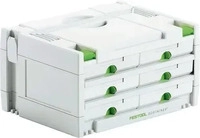 FESTOOL 491984, Festool SYS 3-SORT/6 491984 Transportkiste (L x B x H) 395 x 295 x