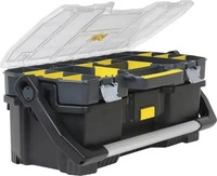 STANLEY 1-97-514, STANLEY Werkzeugtrage+Kleinteilmagazin 670x320x251mm Kunst.schwarz