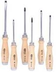 KS TOOLS ERGOTORQUE WOODmax Schlag-Schraubendreher-Satz, 6-tlg ( 300.1050 ) NEW-50354