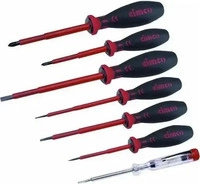 CIMCO 117800, Cimco Cimco Werkzeuge VDE Schraubendreher-Set 7teilig Schlitz,