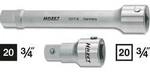 Hazet 1017-3 1017-3 Steckschl&uuml;ssel-Verl&auml;ngerung Antrieb 3/4 (20 mm) 75 mm 1 St.