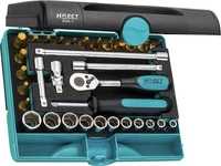 HAZET 854-1, Hazet Steckschl&uuml;sselsatz metrisch 1/4 (6.3 mm) 33teilig 854-1