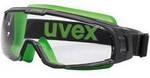 uvex u-sonic 9308245 Schutzbrille inkl. UV-Schutz Schwarz, Gr&uuml;n