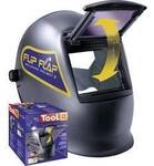 Toolit FLIP-FLAP 042513 Schwei&szlig;erschutzhelm EN 166, EN 168, EN 175 Schwarz