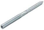 Fischer 77707 STS Stockschraube 10 mm 80 mm T-Profil, Au&szlig;ensechskant Stahl verzinkt
