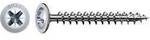 SPAX 0281010400132 R&uuml;ckwandschrauben 4 mm 13 mm Kreuzschlitz Pozidriv Stahl 3000 St.