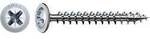 SPAX 0281010500502 R&uuml;ckwandschrauben 5 mm 50 mm Kreuzschlitz Pozidriv Stahl 1000 St.