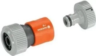 GARDENA 01750-20, GARDENA 01750-20 Hahn- und Schlauchverbinder Pumpen-Anschlussatz