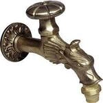 Puteus 734930/52073-E Wasserhahn Schlauch-Anschluss 13 mm (1/2) &Oslash; Gold