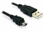 Delock USB-Kabel USB 2.0 USB-A Stecker, USB-Mini-B Stecker 1.50 m Schwarz 82252