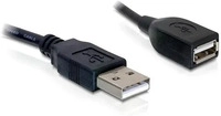 DELOCK 82457, Delock USB-Kabel USB 2.0 USB-A Stecker, USB-A Buchse 0.15 m Schwarz