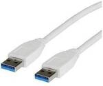 VALUE USB 3.2 Gen 1 Kabel, Typ A-A, wei&szlig;, 3 m 11.99.8976