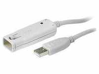 ATEN USB-Kabel USB 2.0 USB-A Stecker, USB-A Buchse 12.00 m Grau UE2120
