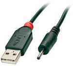 Lindy 70265 Adapterkabel USB A 2,5/0,7mm DC-Hohlstecker