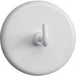 Maul Magnet (&Oslash; x H) 47 mm x 36 mm rund, mit Haken Wei&szlig; 5 St. 6159002