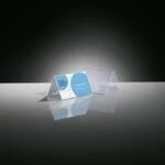 Sigel TA136 Tischaufsteller Dachform Glasklar 10 St./Pack. 10 St.