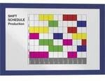 Durable 487207 DURAFRAME A4 - 4872 Info-Rahmen, selbstklebend DIN A4 Blau (B x H) 236