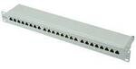 ROLINE Cat.6 (Class E) 19-Zoll-Patchpanel, 24P, geschirmt, grau 26.11.0351