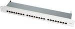LogiLink NP0040 24 Port Netzwerk-Patchpanel 483 mm (19) CAT 6 1 HE Grau Best&uuml;ckt