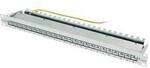 Teleg&auml;rtner 100007018 24 Port Netzwerk-Patchpanel 483 mm (19) CAT 6a 1 HE Lichtgrau
