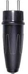 Schneider Electric 123551 Schutzkontaktstecker Vollgummi 250 V Schwarz IP44