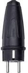Schneider Electric 122051 Schutzkontaktstecker Vollgummi 250 V Schwarz IP20