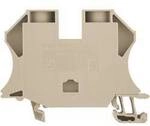 Weidm&uuml;ller 1040400000-20 Durchgangsreihenklemme Schrauben Dunkelbeige 20 St.