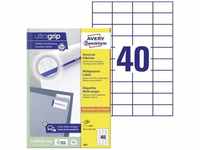Avery-Zweckform 3651 Universal-Etiketten 52.5 x 29.7 mm Papier Weiß 4000 St.