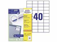 Avery-Zweckform 3651-200 Universal-Etiketten 52.5 x 29.7 mm Papier Weiß 8800 St.