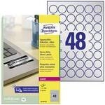 Avery-Zweckform L6129-20 Typenschild-Etiketten &Oslash; 30 mm Polyester-Folie Silber 960