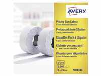 Avery-Zweckform Preis-Etiketten PLR1226 Wiederablösbar Etiketten-Breite: 26 mm