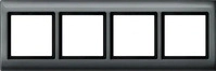 MERTEN 400414, Merten Rahmen Abdeckung Aquadesign Anthrazit 400414 1 St.