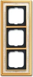 BUSCH-JAEGER 2CKA001754A4645, Busch-Jaeger 3fach Rahmen Rahmen Dynasty Gold