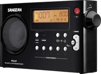 SANGEAN PR-D7-BK, Sangean PR-D7 Kofferradio UKW, MW Schwarz