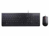 Lenovo 4X30L79922 Kabelgebunden Tastatur, Maus-Set Spritzwassergeschützt