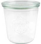 WECK 742 Sturzform-Glas 6er-Karton 1/2 l ohne Ringe und Klammern