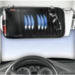 hama 00017327 Automotive Sonnenblendentasche 12 CD, Schwarz