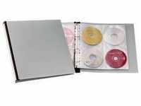 Durable CD/DVD Ordner 96 CDs/DVDs/Blu-rays Schwarz, Grau 12 St. 527701