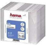Hama CD H&uuml;lle Slim 00011521 1 CD/DVD/Blu-Ray Transparent Polystyrol 20 St.