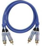 Cinch Audio Anschlusskabel [2x Cinch-Stecker - 2x Cinch-Stecker] 5.00 m Blau