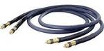 Cinch Audio Anschlusskabel [2x Cinch-Stecker - 2x Cinch-Stecker] 1.00 m Blau