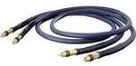 Cinch Audio Anschlusskabel [2x Cinch-Stecker - 2x Cinch-Stecker] 1.25 m Blau