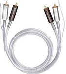 Cinch Audio Anschlusskabel [2x Cinch-Stecker - 2x Cinch-Stecker] 0.50 m Transparent