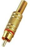 Monacor T-707G/RT Cinch-Stecker 0341680