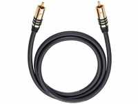 Cinch Audio Anschlusskabel [1x Cinch-Stecker - 1x Cinch-Stecker] 3.00 m Schwarz