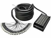 AH Cables K32C30 Multicore Kabel 30.00 m Anzahl Eingänge:24 x Anzahl Ausgänge:8 x