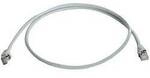 Teleg&auml;rtner 100008826 RJ45 Patchkabel CAT 6a S/FTP 7.50 m Grau Flammwidrig, mit