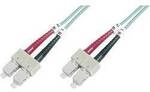 Digitus DK-2522-03-4 Glasfaser LWL Anschlusskabel 3.00 m Violett [1x SC-Stecker - 1x