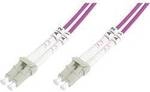 Digitus DK-2533-05-4 Glasfaser LWL Anschlusskabel 5.00 m Violett [1x LC-Stecker - 1x