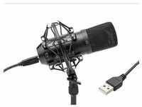 Tie Studio Condenser Mic SW USB-Studiomikrofon Kabelgebunden inkl Spinne, inkl....